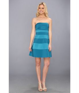 Jessica Simpson Strapless Fit and Flare Panel Dress Womens Dress (Multi)