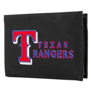 Texas Rangers Rico Industries Black Bifold Wallet