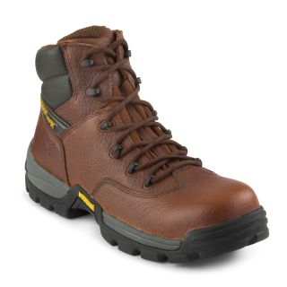 Wolverine Mens Safety Slip Resistant Boots, Brown