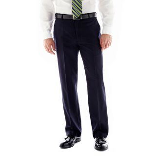 Arrow Striped Navy Suit Pants, Navy Stripe, Mens
