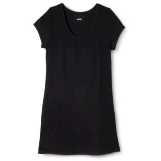 Mossimo Supply Co. Juniors Plus Size Tee Shirt Dress   Black 1X