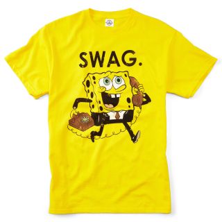 SpongeBob Swag Tee, Yellow, Mens