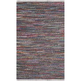 Safavieh Hand woven Rag Rug Rust Cotton Rug (5 X 8)