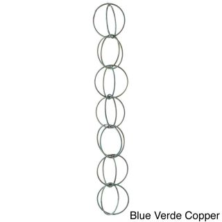 Double Link Copper Rain Chain