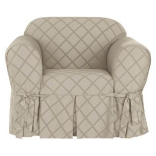 Sure Fit Durham Chair Slipcover   Linen
