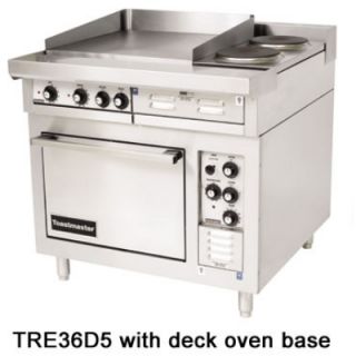 Toastmaster 36 in Heavy Duty Range w/ 2 Hot Tops & Deck Oven, 208/3 V