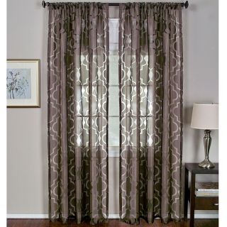 Montego Curtain Panel, White