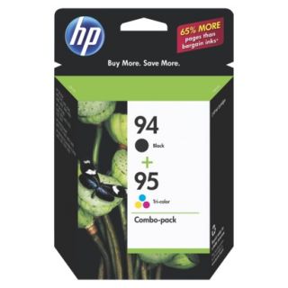 HP 94/95 Combo Pack Printer Ink Cartridge   Multicolor (C9354FN#140)