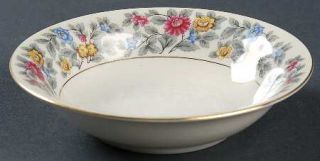 Meito Grayson #657 Fruit/Dessert (Sauce) Bowl, Fine China Dinnerware   Blue,Yell