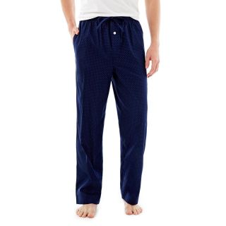 Stafford Woven Sleep Pants  Big&Tall, Navy Dot, Mens