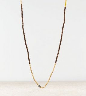Brown AEO Beaded Necklace, Womens One Size