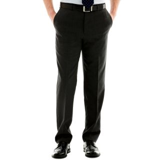 CLAIBORNE Charcoal Suit Pants   Slim Fit, Charcoal Plain Wea, Mens