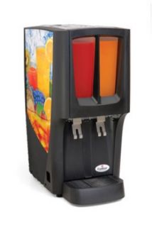 Grindmaster   Cecilware (2) 2.4 gal. Capacity Crathco Mini Duo Cold Beverage Dispenser