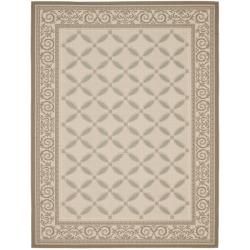 Beige/ Dark Beige Indoor Outdoor Rug (8 X 112)