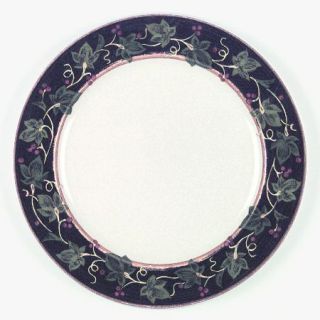 Mikasa Country Row Dinner Plate, Fine China Dinnerware   Intaglio, Berries & Vin