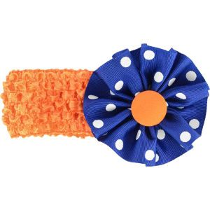 Florida Gators Crocheted Headband with Rosette