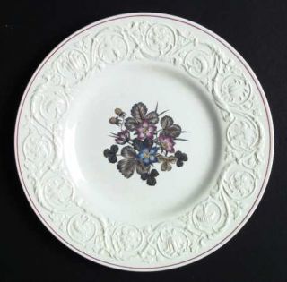 Wedgwood Winchester Dinner Plate, Fine China Dinnerware   Patrician,Pink,Blue Fl