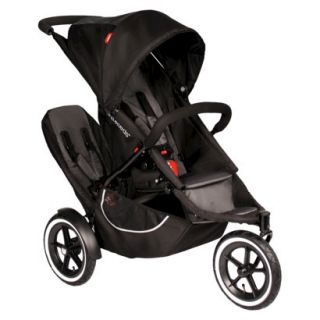 Classic Stroller with Second Seat   Black