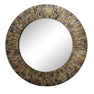 Renwil Aventurine Black Mosaic Mirror