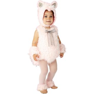Infant and Toddler Shaggy Kitty Costume, Pink, Girls