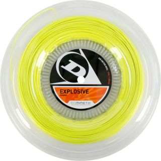Dunlop Explosive Poly 17G Yellow Reel Tennis String
