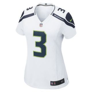 NFL Seattle Seahawks (Russell Wilson) Womens Football Away Game Jersey   White