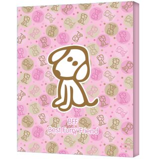 Felittle People Best Furry Friend 2 Wrapped Canvas (SmallSubject ChildrensFrame YesMatte NoImage dimensions 14 inches wide x 18 inches high x 2 inches deepOutside dimensions 14 inches wide x 18 inches high  )