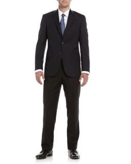 Jones Pinstripe Slim Suit, Navy