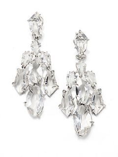 Alexis Bittar Fine Diamonds, Quartz & Sterling Silver Kite Chandelier Earrings  