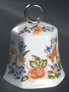 John Aynsley Cottage Garden  Bell, Fine China Dinnerware   Butterfly & Flowers