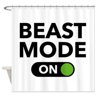  Beast Mode On Shower Curtain  Use code FREECART at Checkout