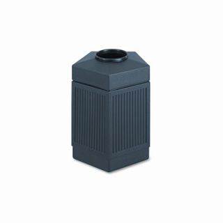 Safco Products Canmeleon Indoor/Outdoor Receptacle, 45 Gal 9486BL Color Black