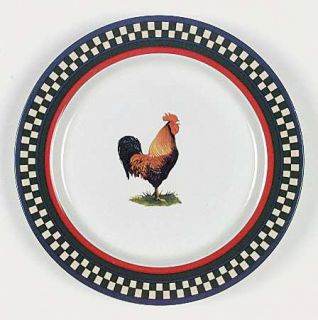 International EllaS Rooster Dinner Plate, Fine China Dinnerware   Bob Timberlak