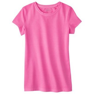 Cherokee Girls Ultimate Short Sleeve Tee   Dazzle Pink XL