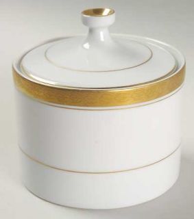 Wentworth Westminster Sugar Bowl & Lid, Fine China Dinnerware   Gold Encrusted