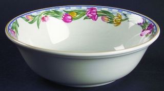 Lenox China Country Tulips Soup/Cereal Bowl, Fine China Dinnerware   Casual Imag