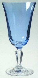 Rogaska Alfresco Blue Iced Tea   Blue Bowl,Clear/Multisided Stem