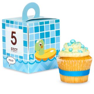 Splashin Pool Party Cupcake Boxes