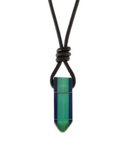 Stake Pendant Necklace, Green
