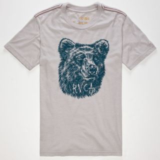 Grizzly Boys T Shirt Light Grey In Sizes X Large, Medium, Large, Small For