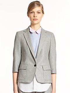 Band of Outsiders Wool Two Button Schoolboy Blazer   Grey