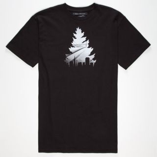 J Tree Sf Mens T Shirt Black In Sizes X Large, Xx Large, Medi