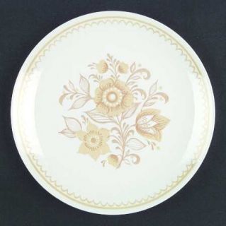 Royal (USA) Jubilee Dinner Plate, Fine China Dinnerware   Cavalier,Yellow Flower