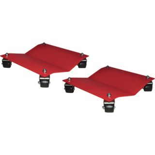 Auto Dolly Steel Automotive Dollies   Pair, 16in.L x 16in.W, 1500 Lb. Capacity