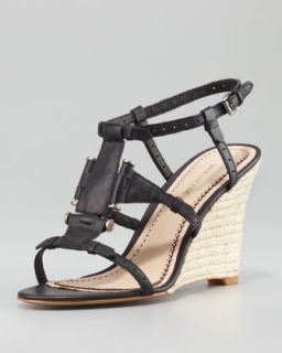 Betsy Espadrille Wedge, Black