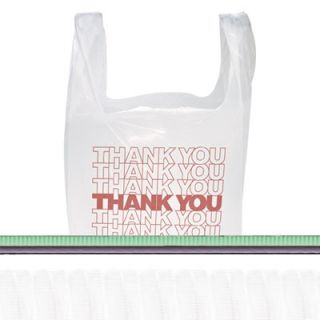 Inteplast Group in Thank Youin Handled T Shirt Bags