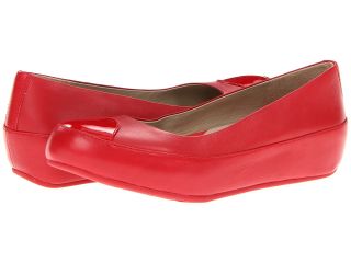 FitFlop Due Leather Womens Slip on Shoes (Red)