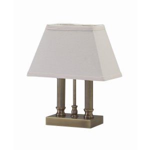 House of Troy HOU CH876 AB Coach Antique Brass Table Lamp