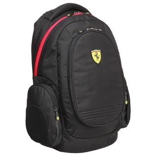 Ferrari Black Laptop Backpack (active Collection) (BlackDimensions 19.3 inches high x 12 inches wide x 7.5 inches wideWeight 1 pound, 11 ounces )