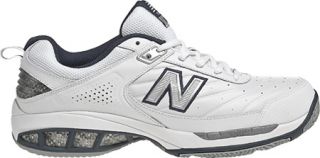 Mens New Balance MC806   White Tennis Shoes